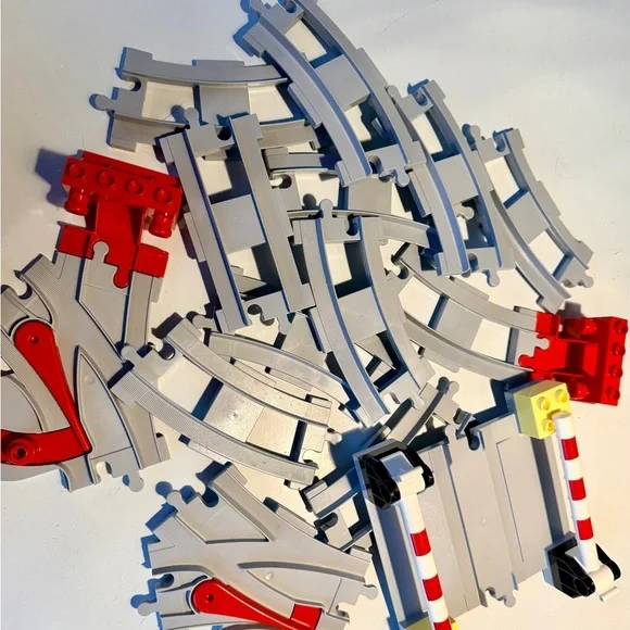 Retired LEGO Duplo Train Track Set - Picture 3 of 4